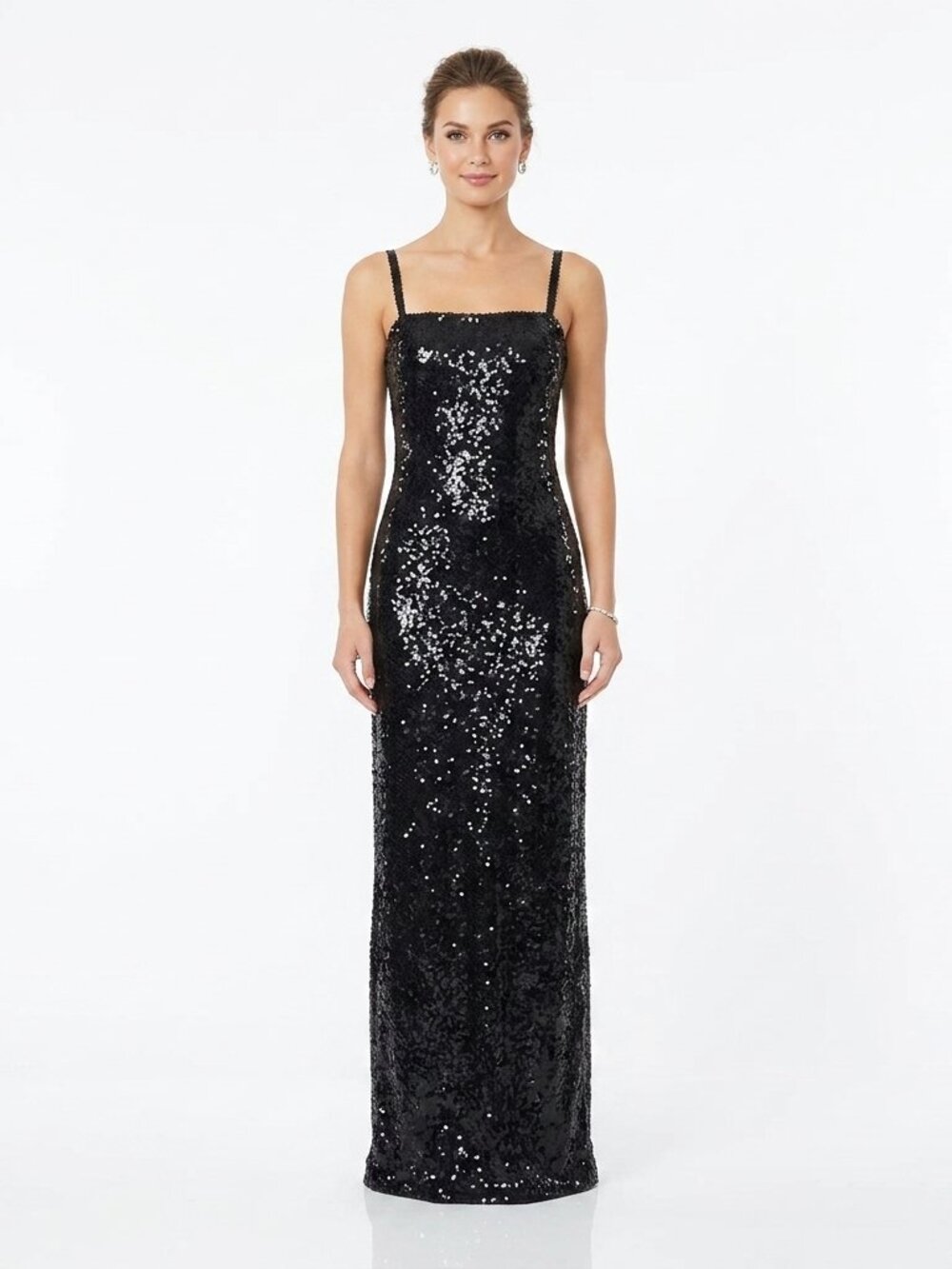CD Christian Dior for Bloomingdale's Sequined Vintage Column Gown- Sz. 12 (Sm)